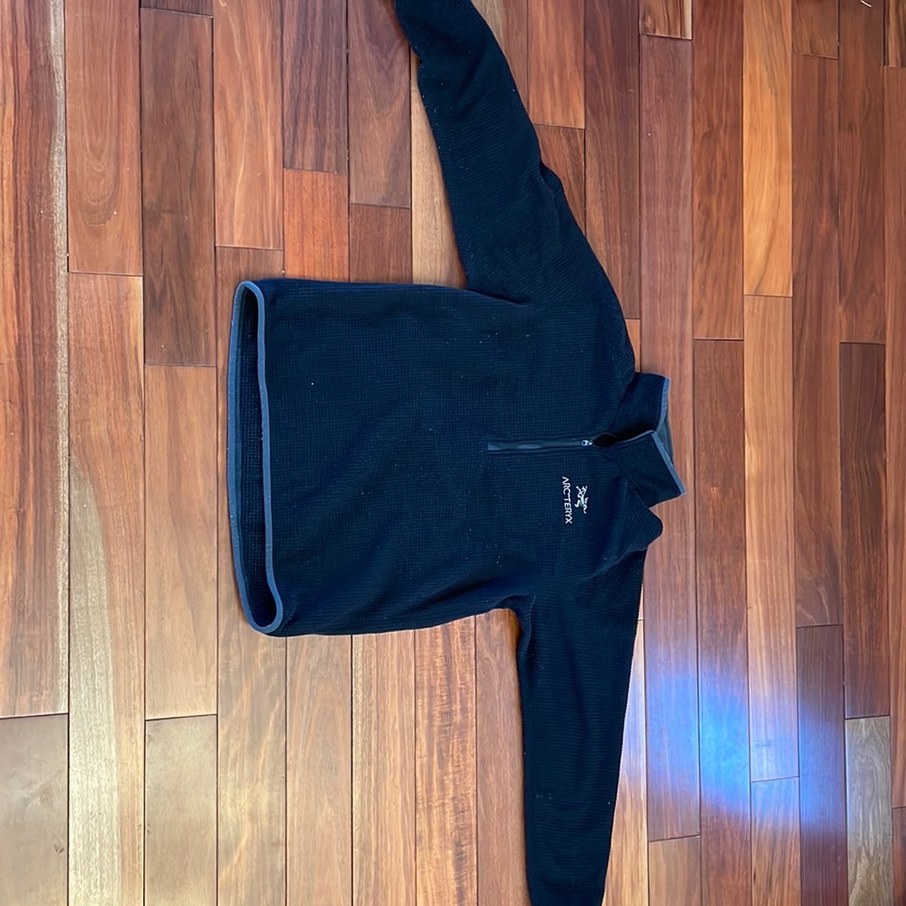 Arcteryx waffle 1/2 zip men’s small